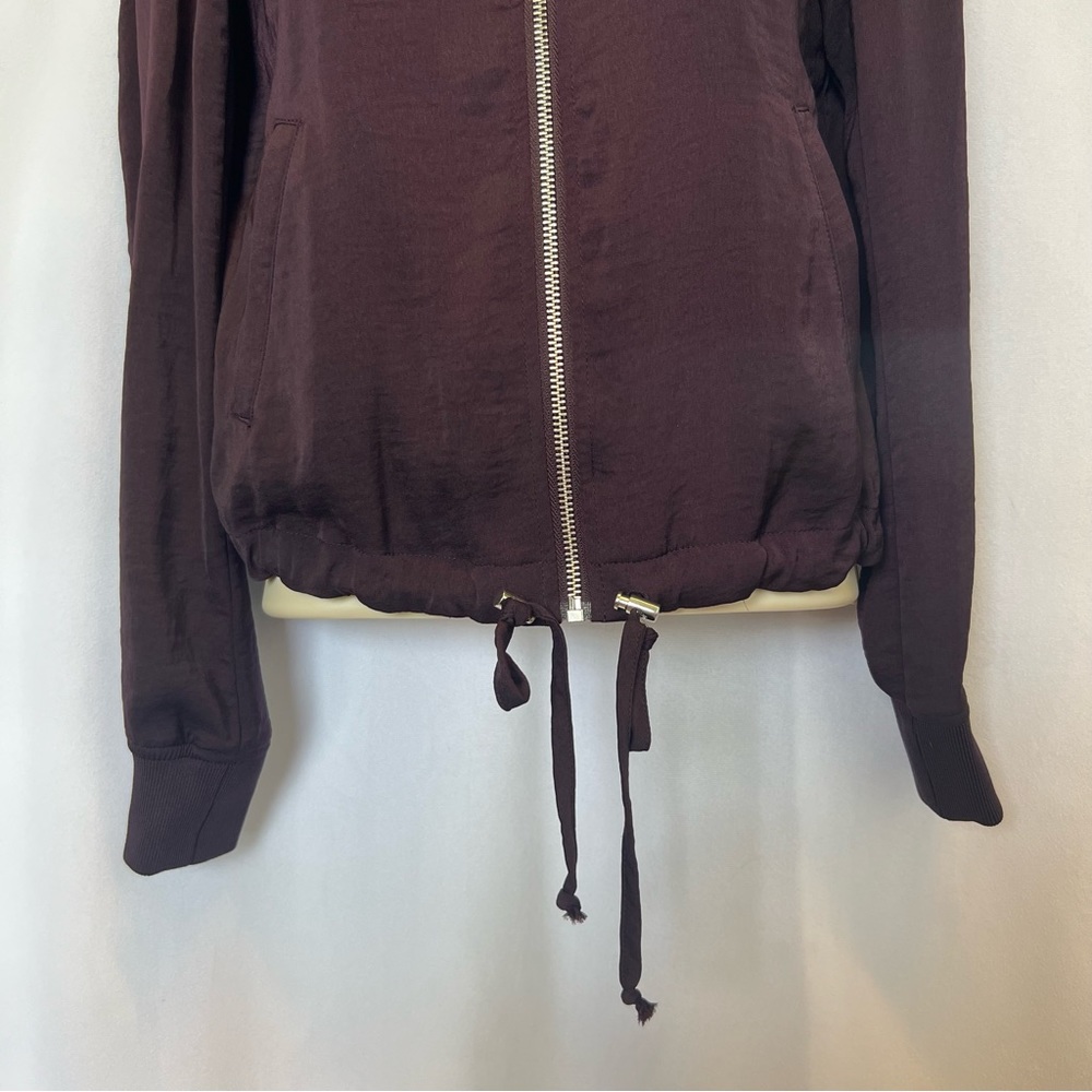 H&M Kids Maroon Front Zip Light Weight Jacket - Picture 5 of 9